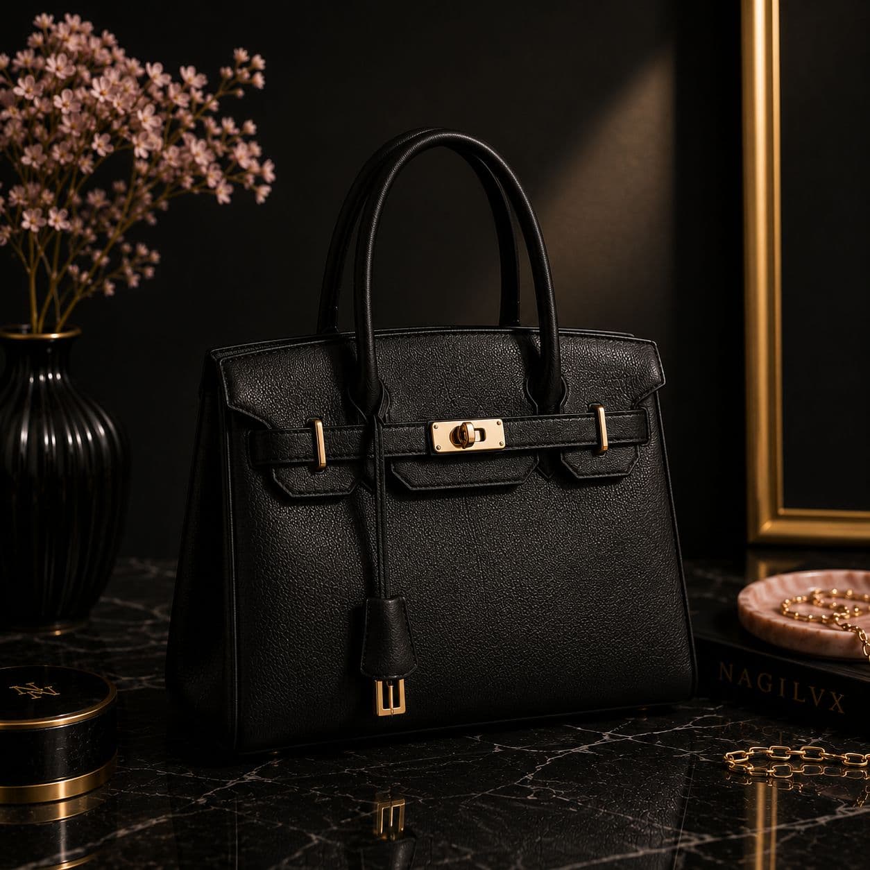 Luxe Top Handle Bag